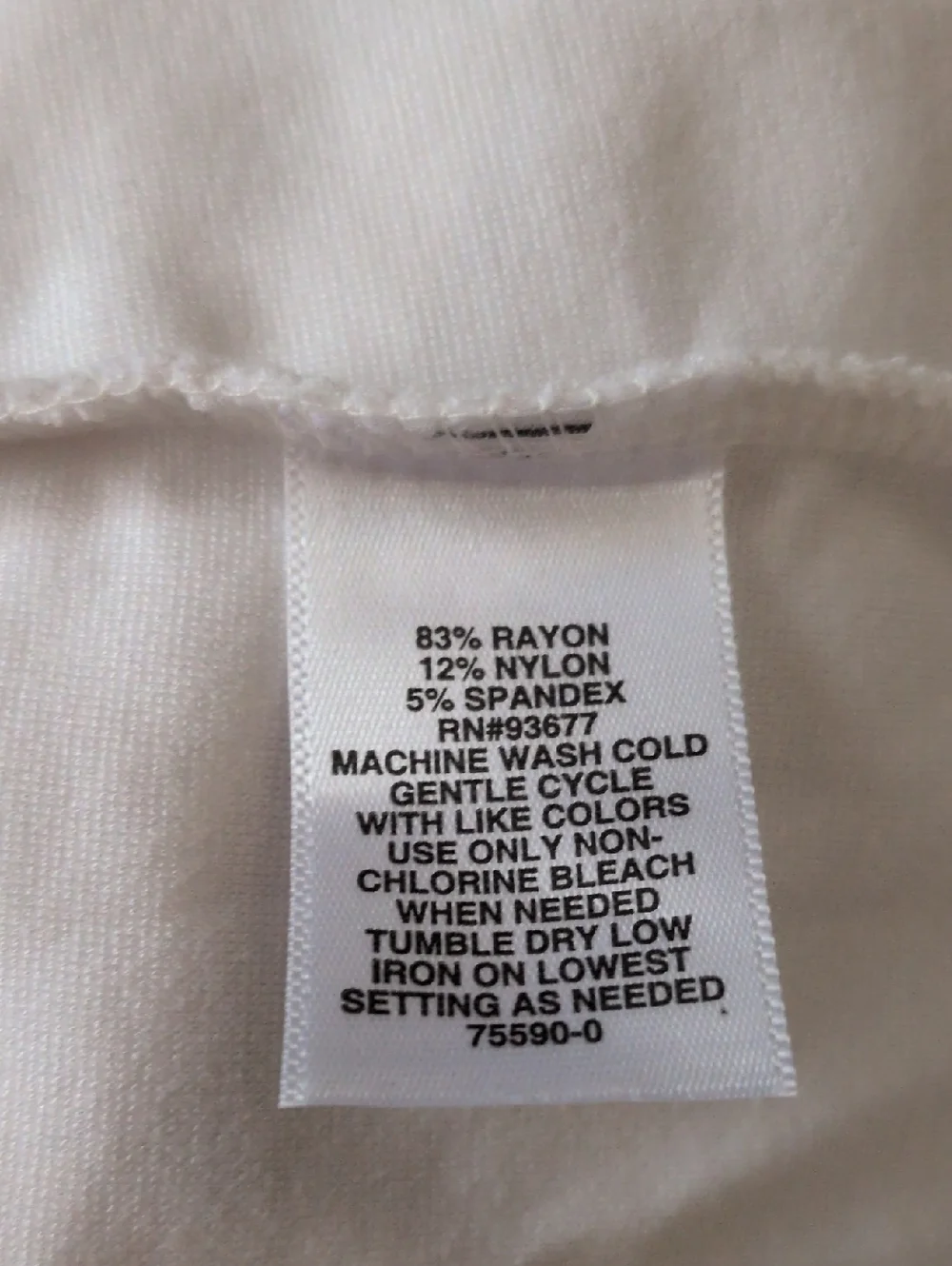Liz Claiborne White Knit Skirt Size 16 NWT